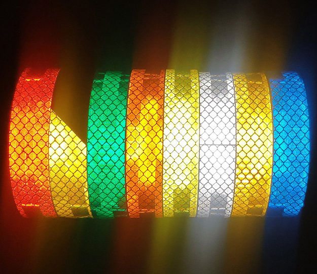EGP micro prismatic reflective sheeting multi color crystal lattice reflective film rolls