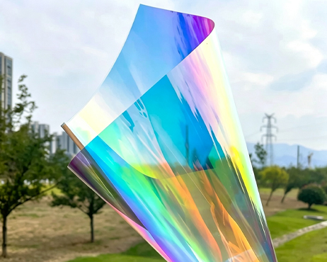 A4 PET Iridescent Rainbow Film