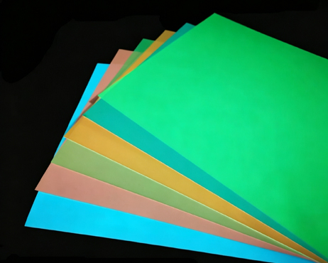 A4 Glow In The Dark Photoluminescent Vinyl Sheet