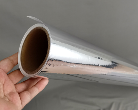 Metallic Silver Cutting Vinyl, Mirror Gloss Silver PVC, White Silicone Liner, Permanent Acrylic Adhesive for Sign Sticker Craft Decoration