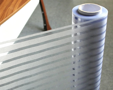 PVC Horizontal Blinds Stripe Privacy Film for Office Partition