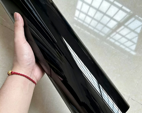 Gloss Piano Black PET Car Wrap Vinyl Film