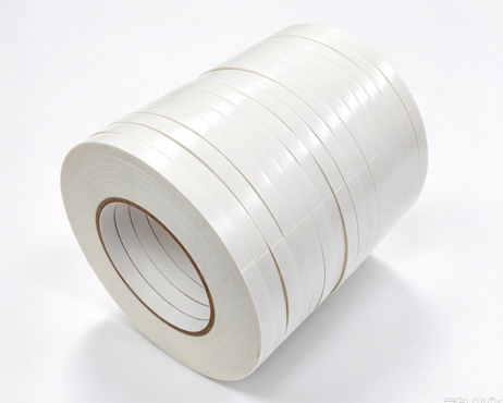 White Tissue Double Sided Tape Solvent Acrylic