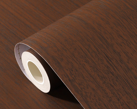 Walnut Wood Grain Self-Adhesive Film Roll